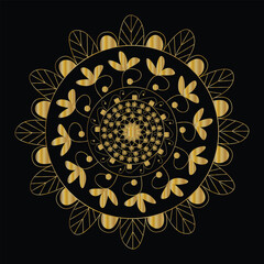 Creative mandala design background