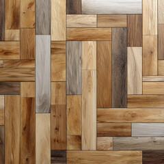 Beautiful Rustic Wood Floor Texture Multi Colored Wooden Plank Pattern for Interior Design