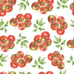 Pattern of tomato twigs