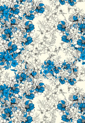 Patter Spring Summer seamlesss fo fashion