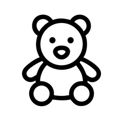 Obraz premium teddy bear icon