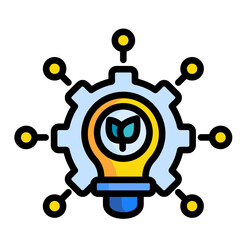 Innovation Hub  Icon Element For Design	