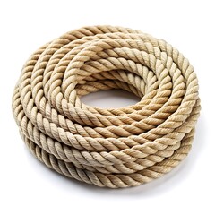 Rope isolated on white background