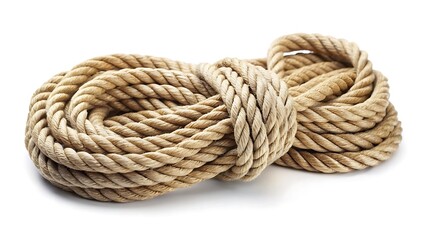 Obraz premium Rope isolated on white background