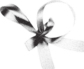 Black and white halftone wave pattern vector abstract textured background photocopy effect grainy grunge stippled distressed vintage backdrop dotted swirl noise stipple old photo copy screen print