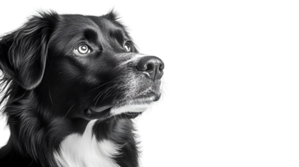 Black and White Portrait of Nova Scotia Duck Tolling Retriever