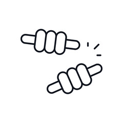 Cricket Bails Vector icon