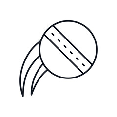 Cricket Ball Vector icon