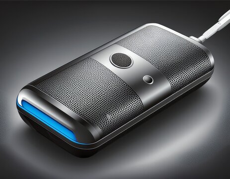 compact portable bluetooth speaker with unique handle design