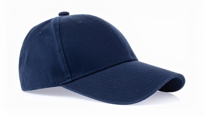 blue baseball cap