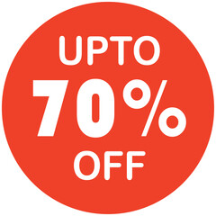 upto 70 percent off