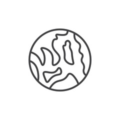 World Icon. symbol for mobile concept and web design.