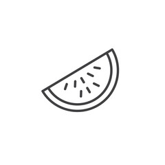 Watermelon Icon. symbol for mobile concept and web design.