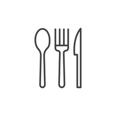 Utensils Icon. symbol for mobile concept and web design.