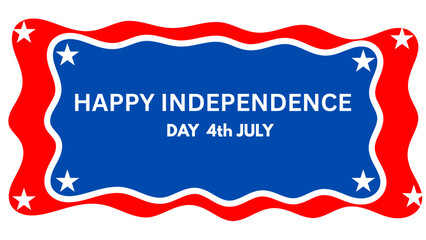 Festive 4th of July background with patriotic colors, stars, and stripes, perfect for Independence Day designs

