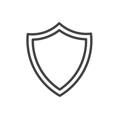 Shield Icon. symbol for mobile concept and web design.