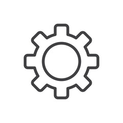 Settings Icon. symbol for mobile concept and web design.