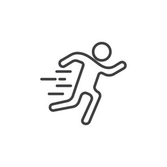 Running Icon. symbol for mobile concept and web design.