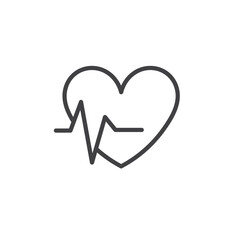 Pulse Icon. symbol for mobile concept and web design.