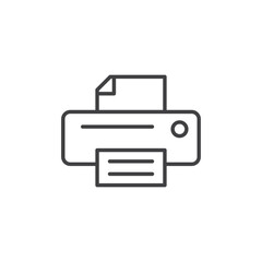 Print Icon. symbol for mobile concept and web design.