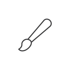 Paint brush Icon. symbol for mobile concept and web design.
