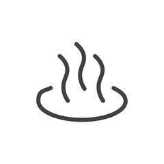Obraz premium Onsen Icon. symbol for mobile concept and web design.