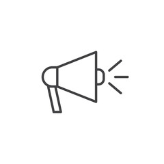 Megaphone Icon. symbol for mobile concept and web design.