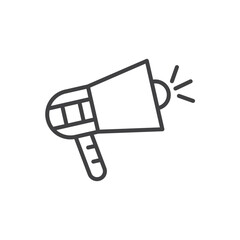 Megaphone Icon. symbol for mobile concept and web design.