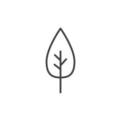 Leaf Icon. symbol for mobile concept and web design.