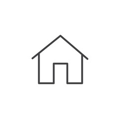 House Icon. symbol for mobile concept and web design.