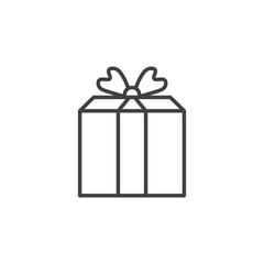 Gift Icon. symbol for mobile concept and web design.