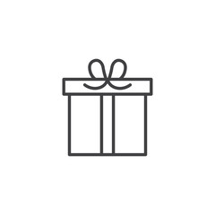 Gift Icon. symbol for mobile concept and web design.