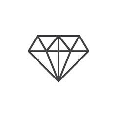 Gem Icon. symbol for mobile concept and web design.