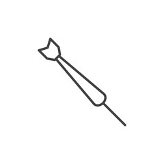Dart Icon. symbol for mobile concept and web design.