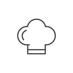 Chef hat Icon. symbol for mobile concept and web design.