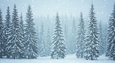 Naklejka premium Winter's Silent Embrace