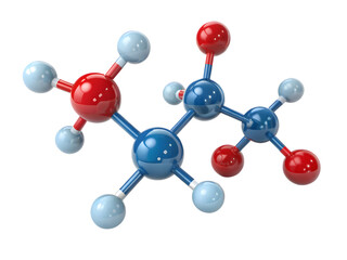 Obraz premium Molecular Structure Representation Chemical Compound Model 3d