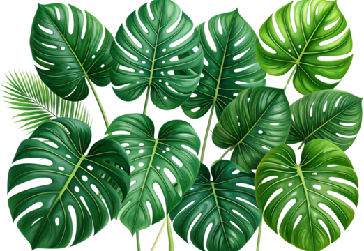 seamless pattern with leaves