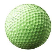 Realistic Golf Ball with Dimples Isolated PNG