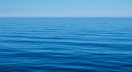 Obraz premium Azure Horizon's Whisper