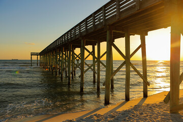 pier on the beach