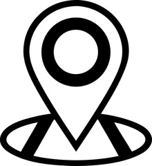 Map pin icon. location pin place marker. Location icon. Map marker pointer icon set. GPS location symbol collection. Modern map markers. Vector icon isolated on transparent background.