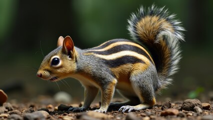 Squirrel Outdoor Standing Art Picture