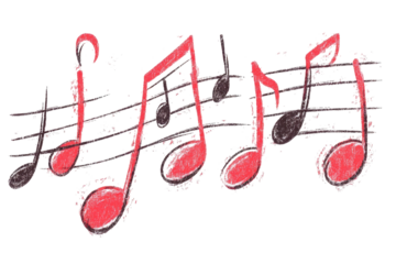 Grunge Hand Draw isolated on a transparent background