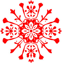 Polish Folk Art Vector - Traditional Floral Ornament