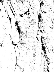 Fototapeta premium Abstract grunge black and white distressed texture overlay effect design element, noise background