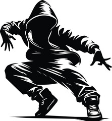 Breakdancer Pose Symbol