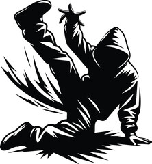 Urban Dance Floor Lock Vector