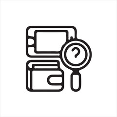 Financial Investigation: Analyzing Wallet and Digital Assets Icon