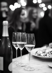 Obraz premium Wine tasting events for guest in the party with elegant wine glasses, wine tasting events for guest in the party with fine atmosphere, wine tasting events for guest in the party in upscale lifestyle ,